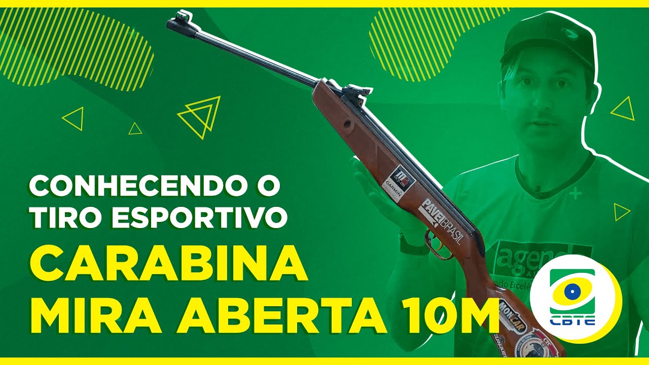 Carabina Mira Aberta 10m