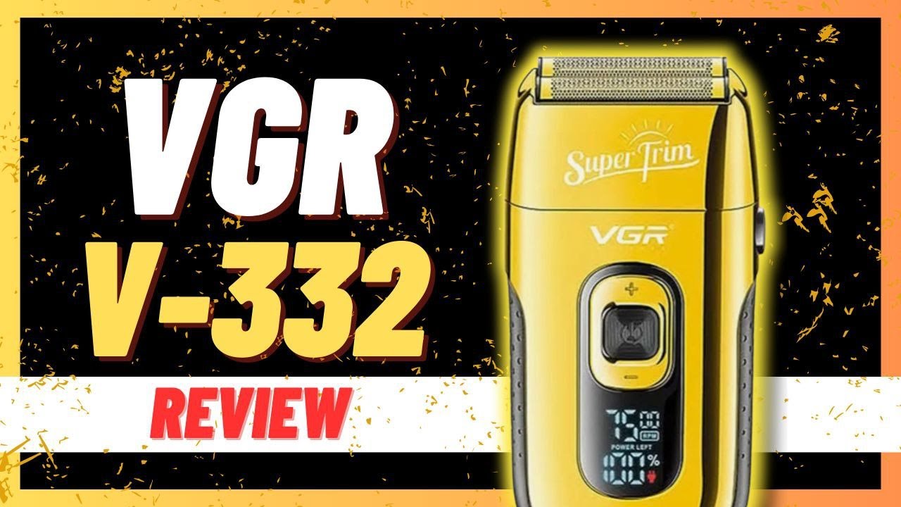 VGR V-332 (SHAVER) - CUSTO BENEFÍCIO C/ DUAS TELAS!