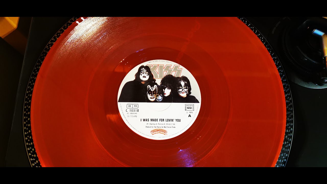 Kiss  - I Was Made For Lovin' You (red vinyl, extended version)