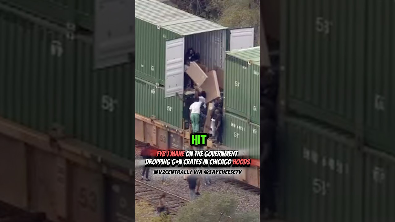 Why The Government Drops G*n Crates In Chicago Hoods #chicago #chiraq ￼