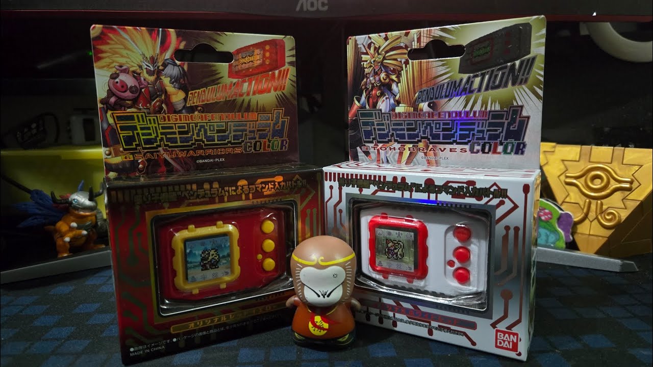 Распаковка/обзор фигурок Digimon Pendulum Color Ver. 6 (Saiyu Warriors) и Ver.7 (Toho Braves).