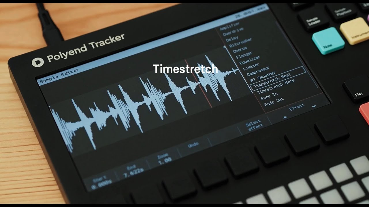 Polyend Tracker Tutorial - Timestretching
