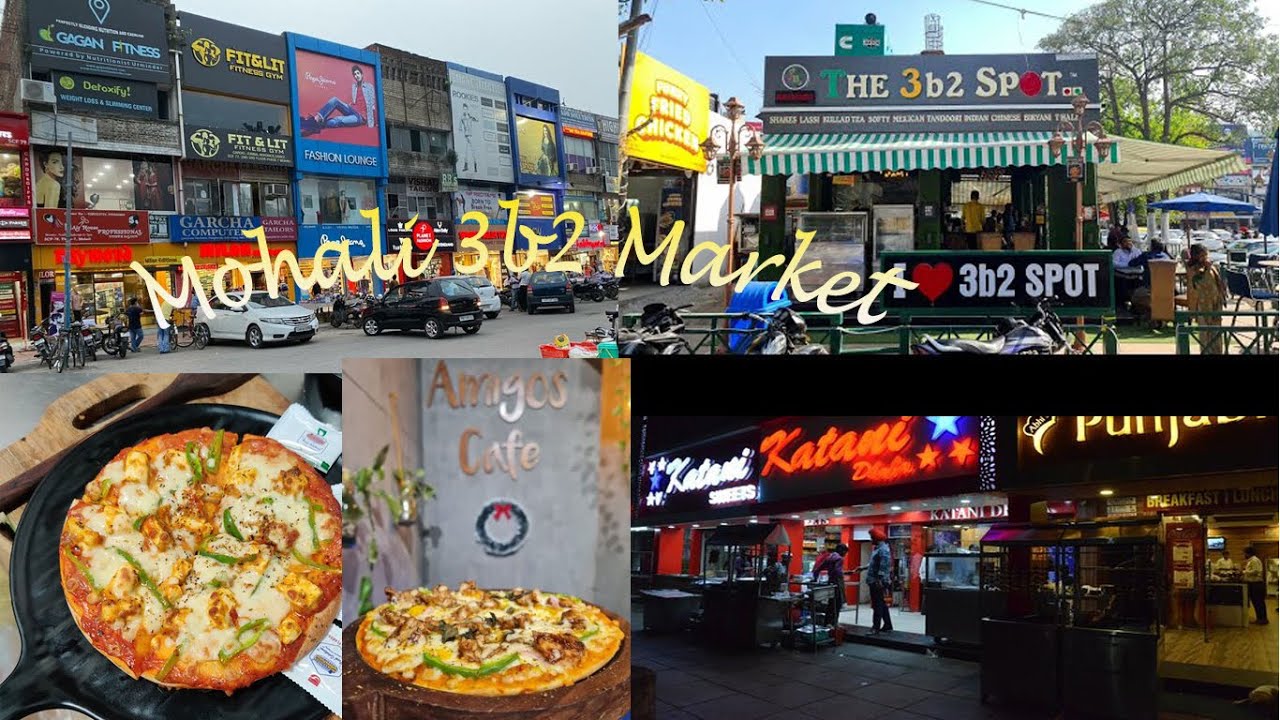 Mohali Famous Market--3B2 | Travel Vlog | Punjab #mohali #vlog