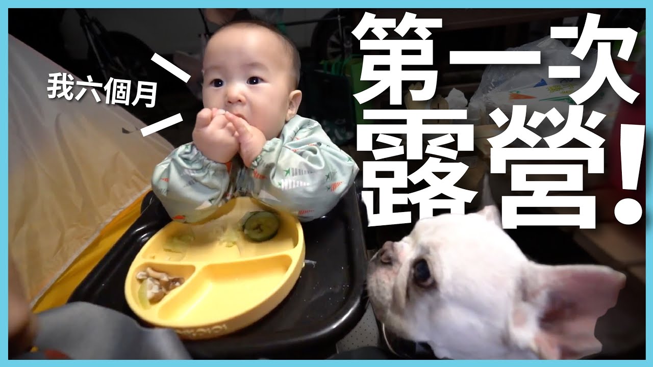 六個月寶寶第一次露營！超適合夏天露營的森林露營區 Feat.  @jacoandjoyce ｜新竹巴棍杉林｜豬豬隊友 Scott & Wendy