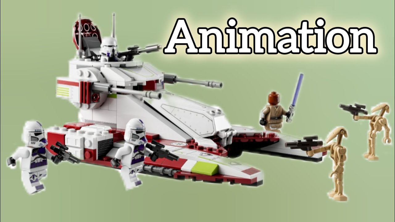 It builds itself!😳 LEGO STAR WARS: 75342 ,,Republic Fighter Tank