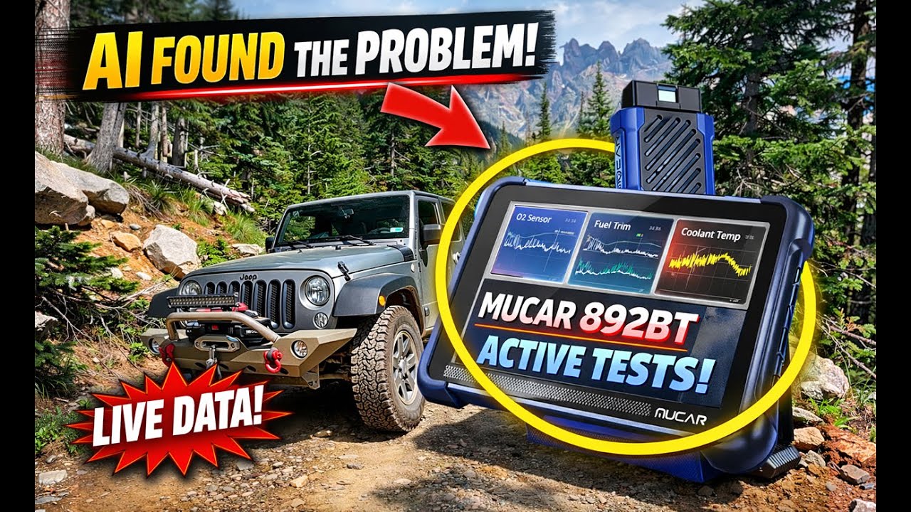 This ‘AI’ Scan Tool Found the Problem on My 2013 Jeep Wrangler (MUCAR 892BT Active Tests)