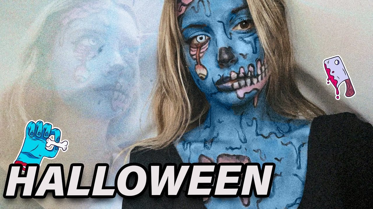 🍕 HALLOWEEN - ZOMBIE GRIME MAKEUP | LauritaChicle