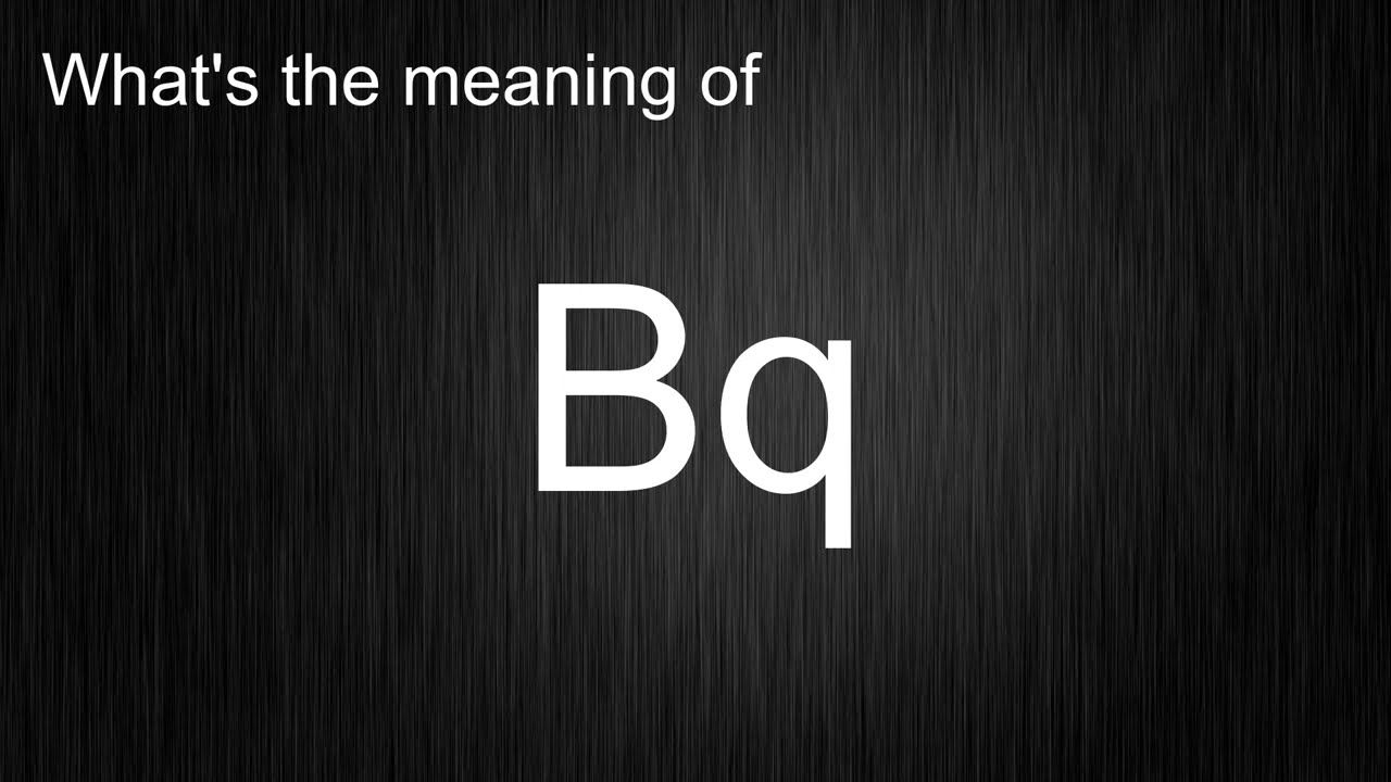 What's the meaning of 