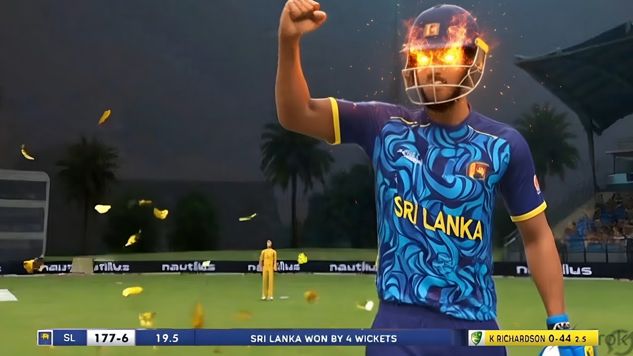 SHANAKA AGRESSIVE BATTING AGAINST AUSSIES 💥|| REAL CRICKET 🏏 🎮 || AUS VS SL 2022 T20 HIGHLIGHTS 