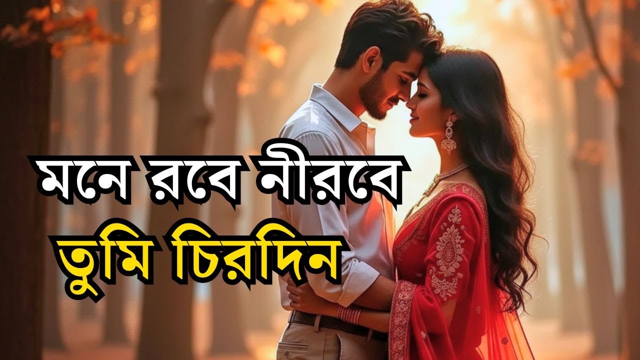 মনে রবে নীরবে তুমি চিরদিন | Heart Touching Bangla Sad Love Song | TuneBangla