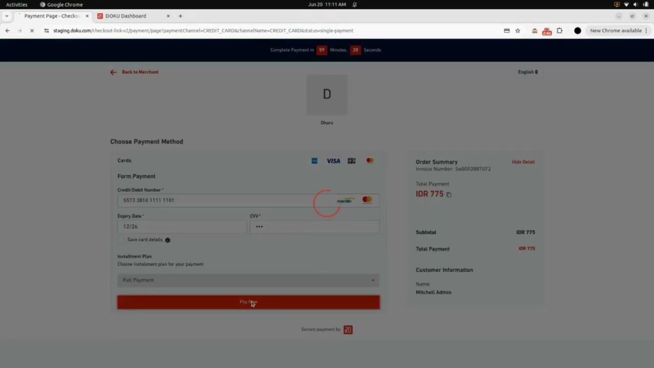 How to Integrate Doku Payment Acquirer in Odoo | Doku Payment Gateway | Doku Payment Odoo Connector