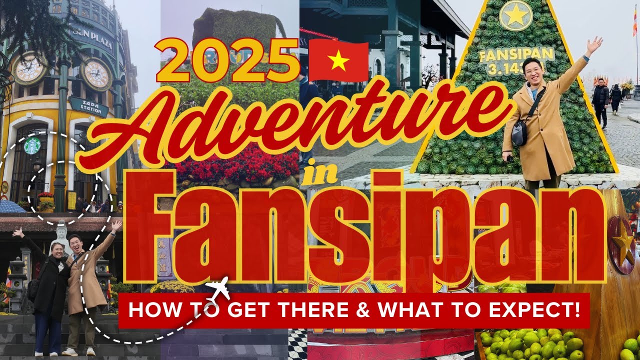 Fansipan Sapa Vietnam: Travel Guide | Cable Car, Monorail, Tickets & Winter! (Hanoi 2025 🇻🇳) 4K