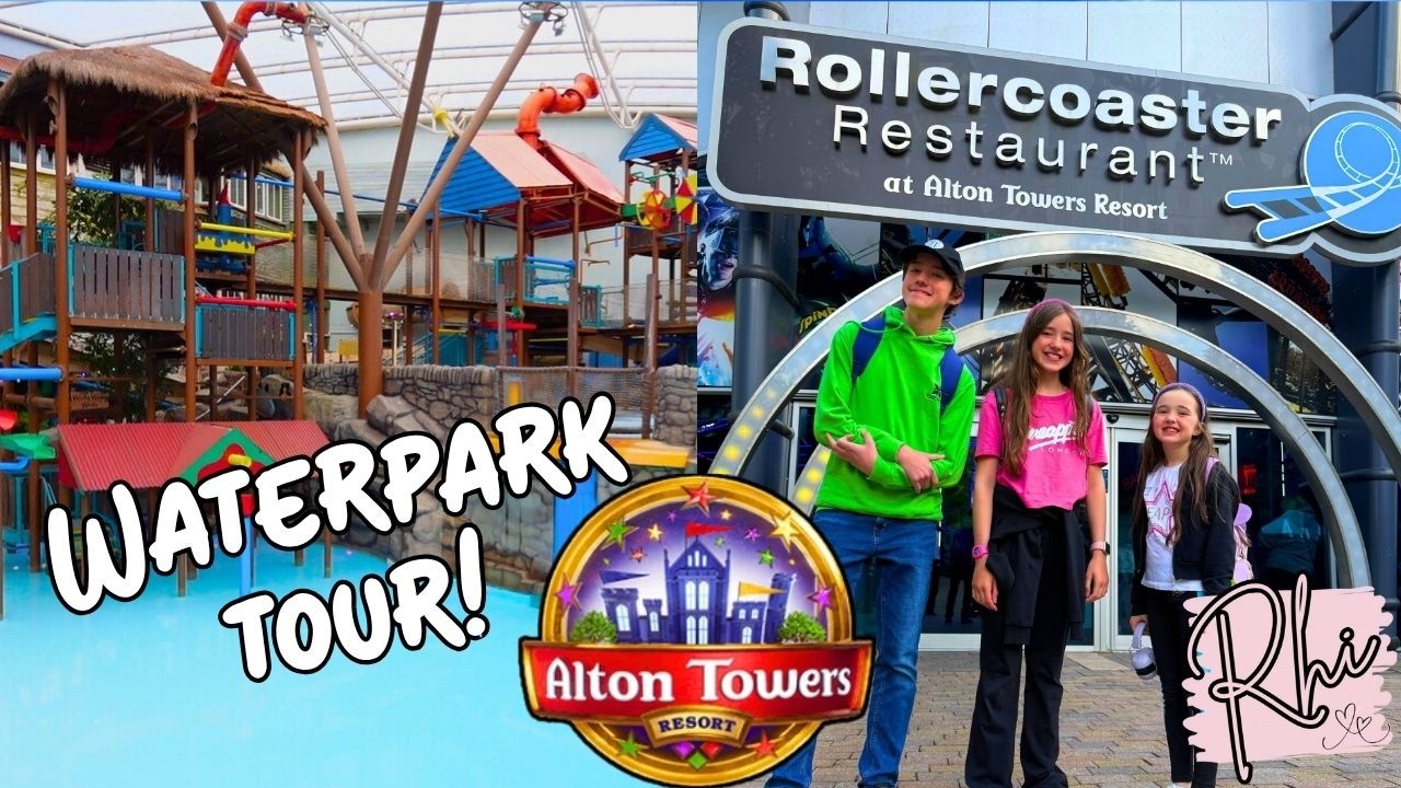 💦 Экскурсия по аквапарку Alton Towers! Ресторан с американскими горками и аттракцион Splash Landi...