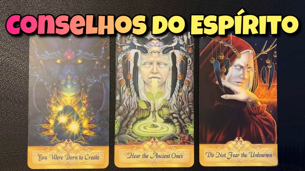 Conselhos do Espírito ⭐ Escolha Uma Opção 💗 Leitura Tarot Oráculos