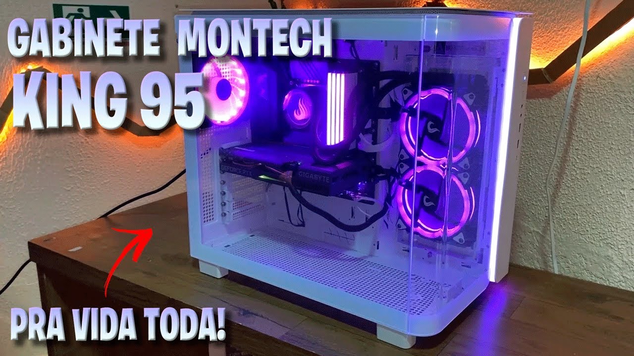 Gabinete Aquário Montech King 95 White - Review