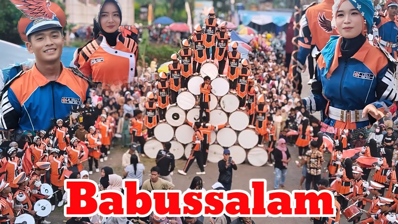 Drumband rma, Keren abis Roadshow atraksi luar biasa saweran dari penonton !!!!