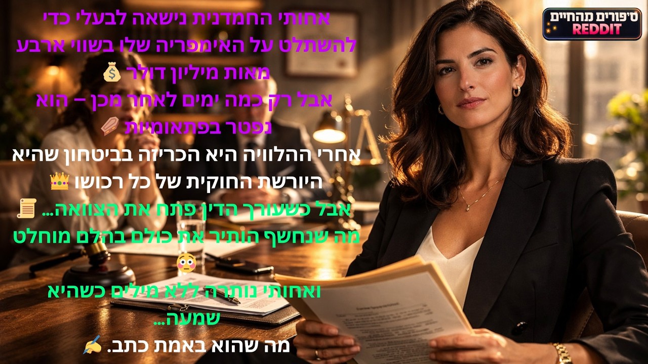אחותי החמדנית נישאה לבעלי כדי להשתלט על האימפריה שלו בשווי ארבע מאות מיליון דולר 💰 אבל רק כמה ימים..