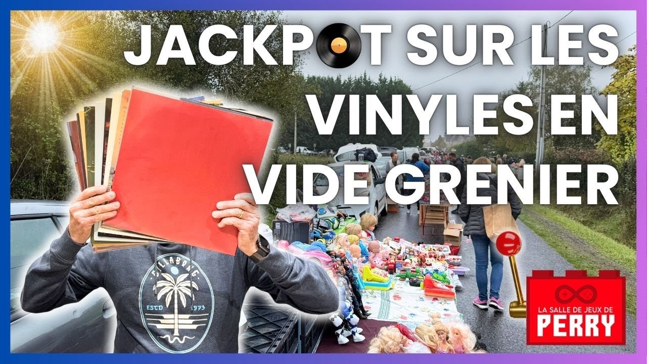 #211 - VIDE GRENIER LIVE - 🎰 Jackpot sur les vinyles et futures vidéos de la chaîne ▶️