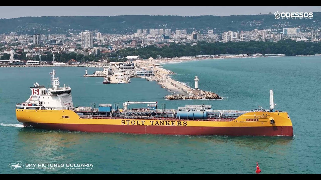 Ship drone filming FPV drone Ship time lapse filming Bulgaria aerial service drone Bulgaria Varna