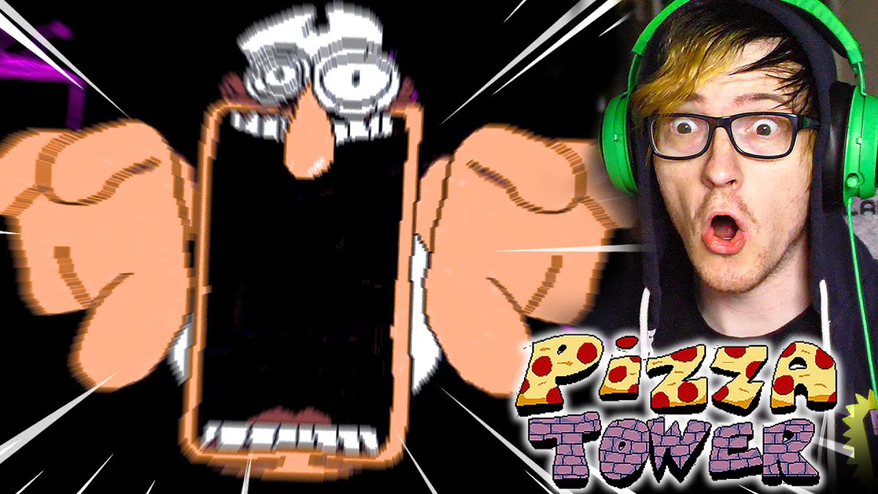 DO NOT wait in the menu of Pizza Tower or else this happens...