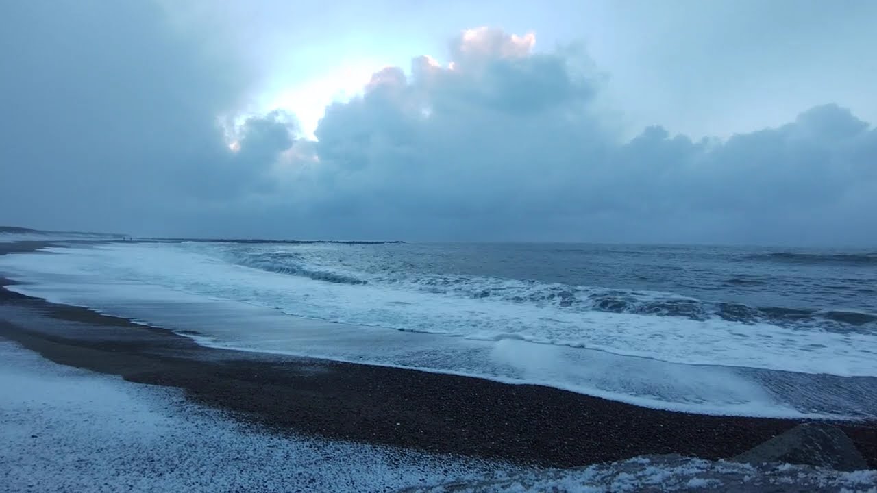 ❄☃🌊 Schneestrand Januar Meeresrauschen Meditation