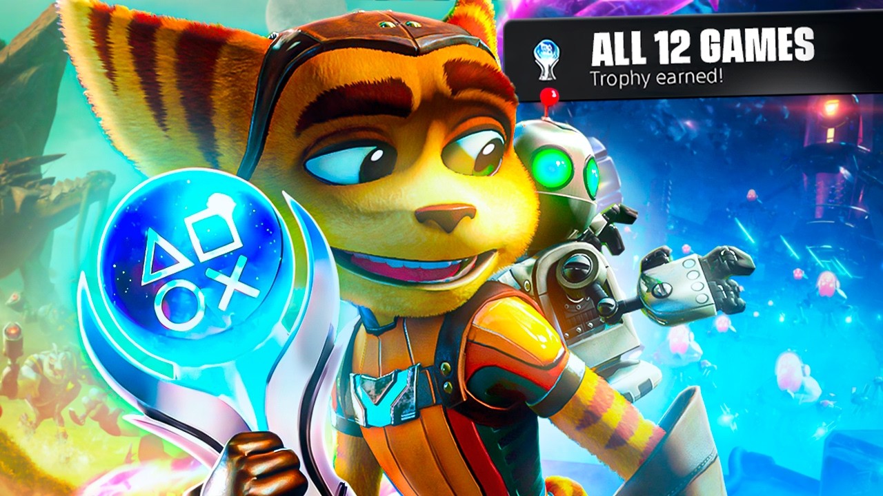 Я получил платиновый статус во ВСЕХ играх серии Ratchet & Clank.
