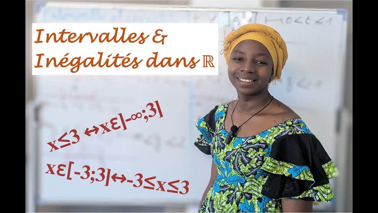 Intervalles et inégalités dans IR (niveau 3ieme )