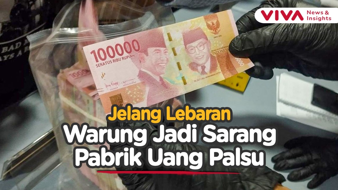 Terbongkar! Pabrik Uang Palsu Jelang Lebaran Digerebek di Jawa Barat