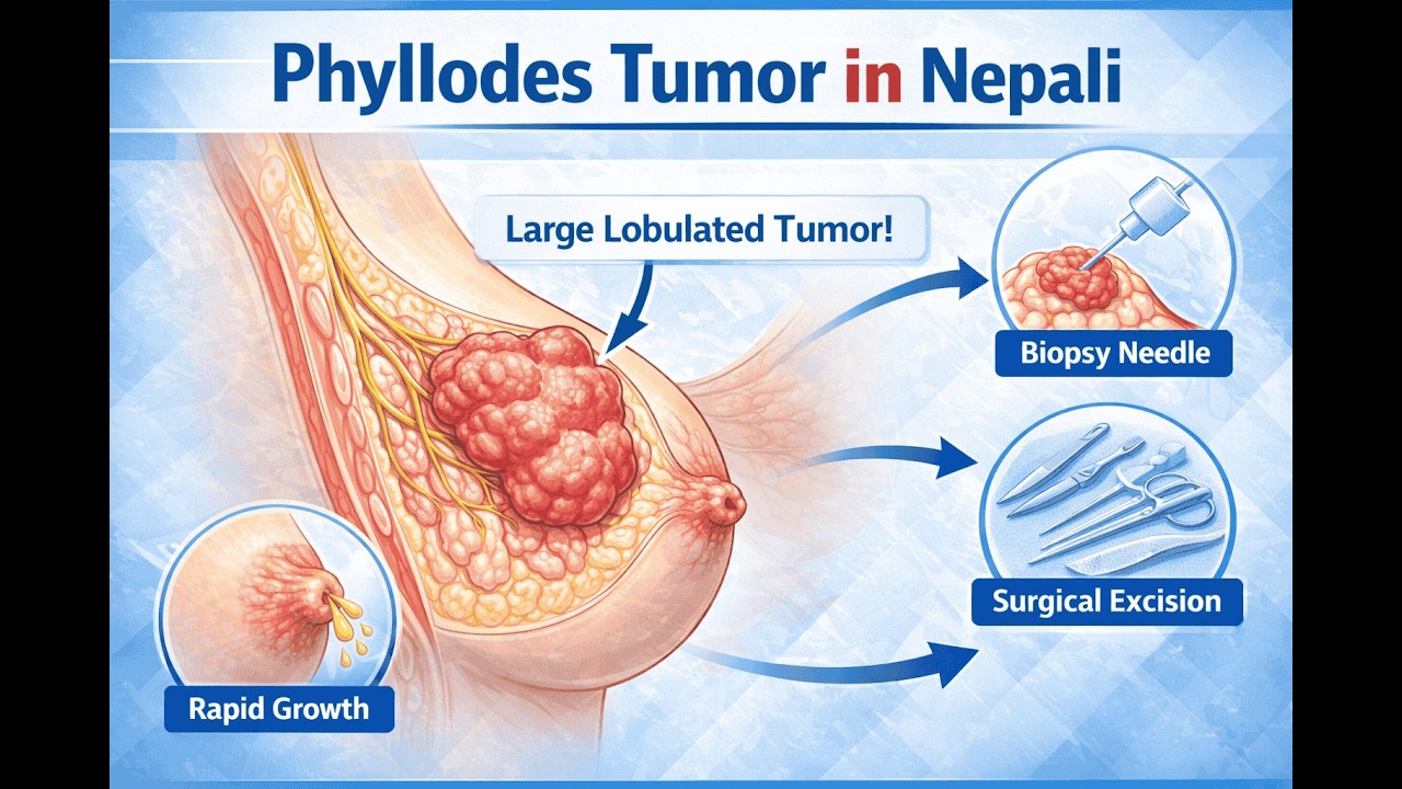 Phyllodes Tumor of Breast Explained in Nepali | Types, Diagnosis & Management | Med Student Guide