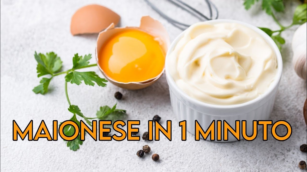 MAIONESE IN 1 MINUTO