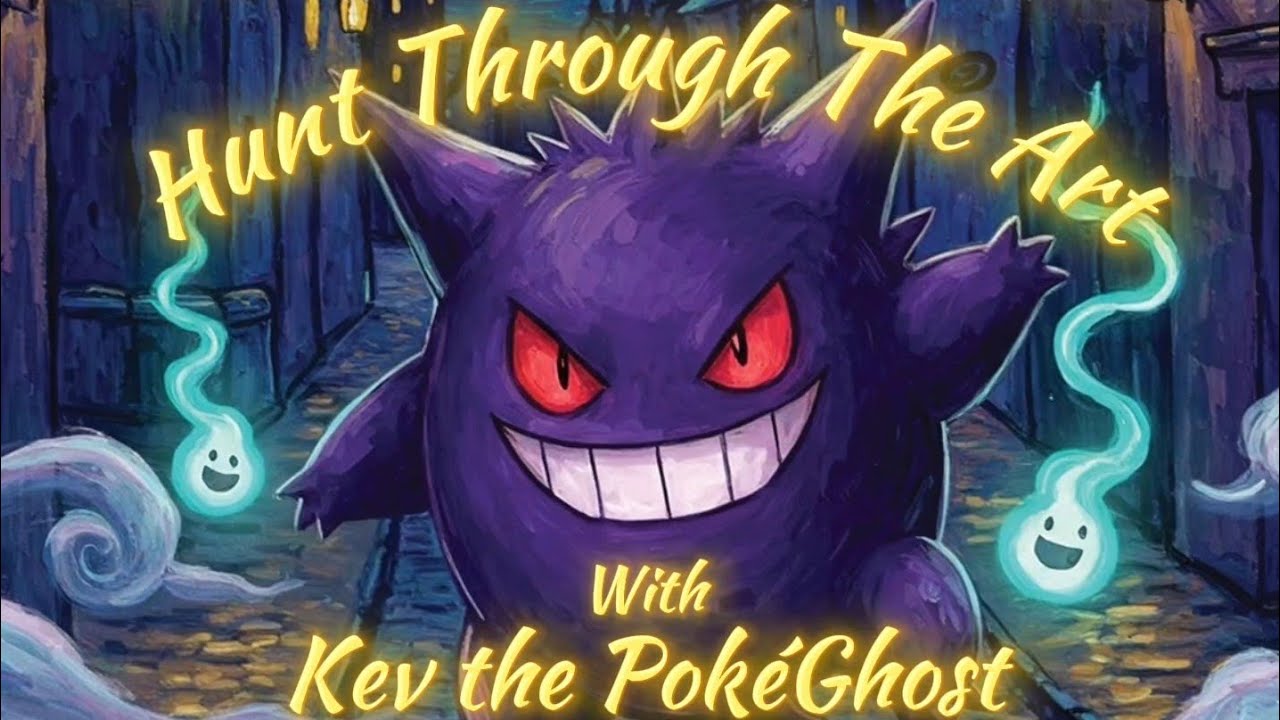 Create, Hunt Through the Art, and puzzles w/Kev the PokéGhost
