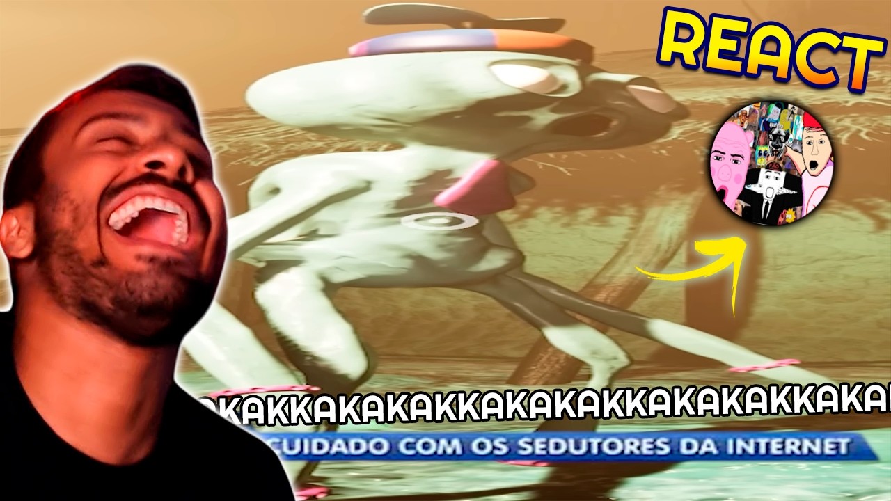 GAMER CJ SE ASSUSTA COM GARTEN OF BANBAN 8 DUBLADO! E EU MORRI DE RIR!!  REACT DA ZUEIRA