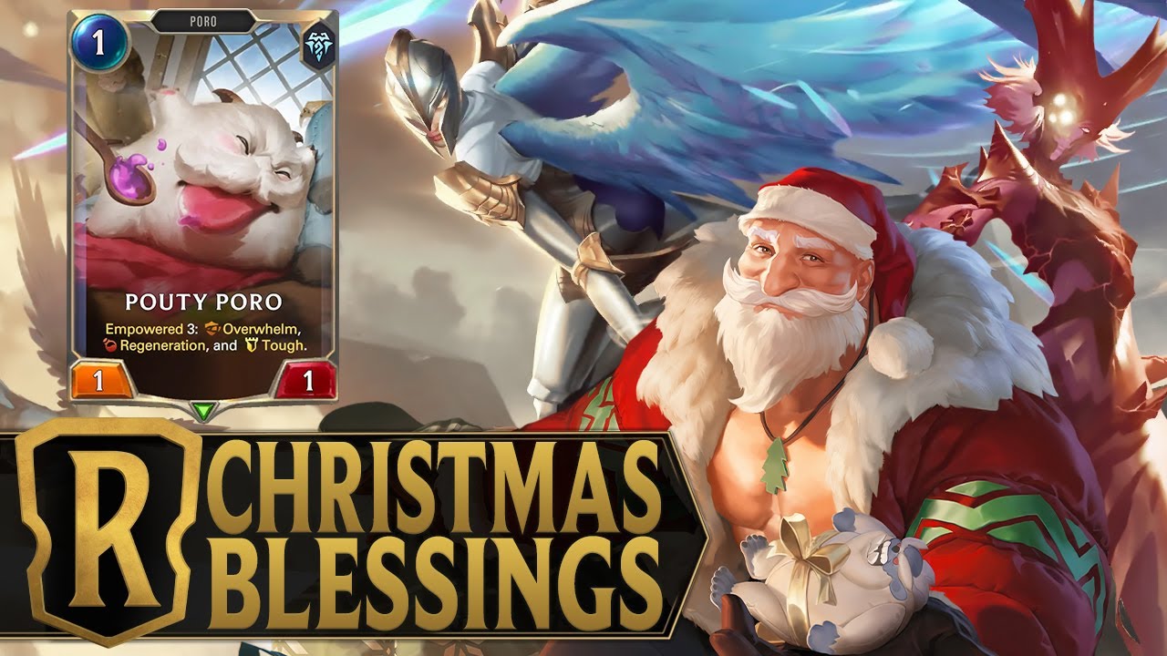 Xolaani and Friends Wish You A Merry Christmas - Kayle Braum Revna Poro Deck - Legends of Runeterra