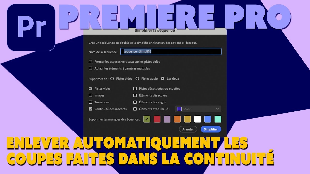 Premiere Pro - Tips - Simplify the Sequence