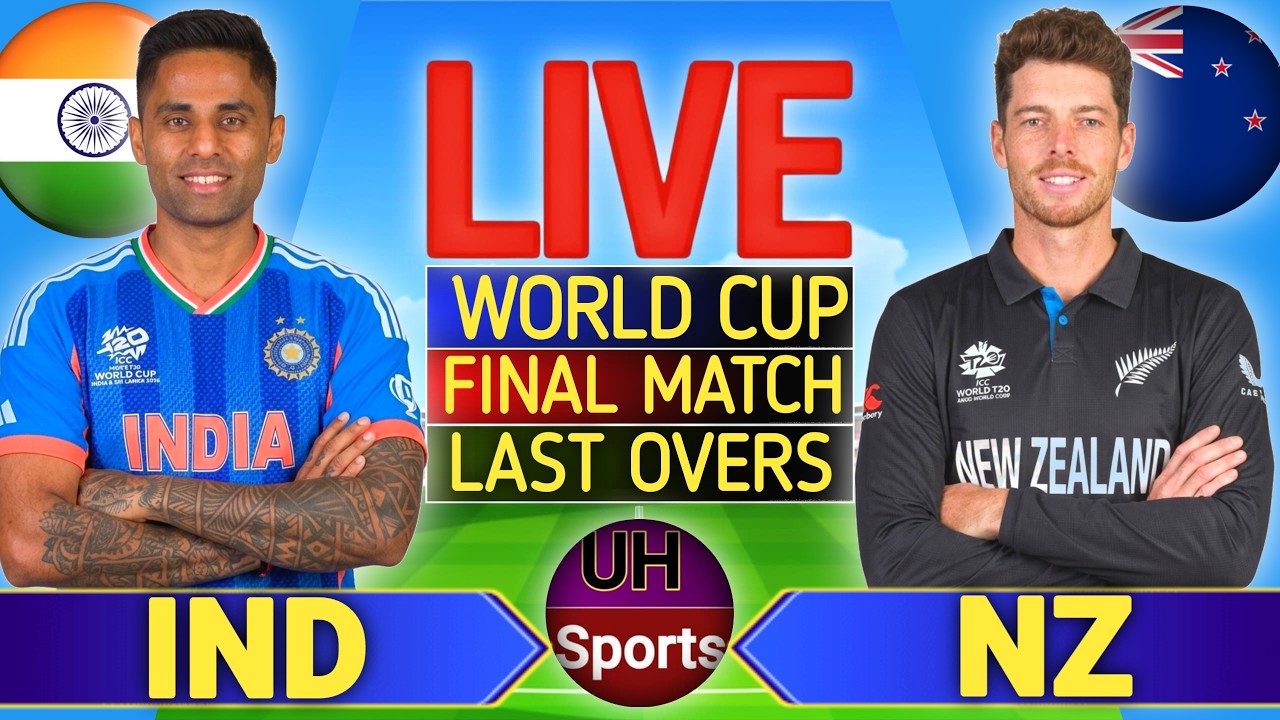 🔴IND vs NZ Live Match Cricket Scores, T20 2026 World Cup | India vs New Zealand Live Cricket Today