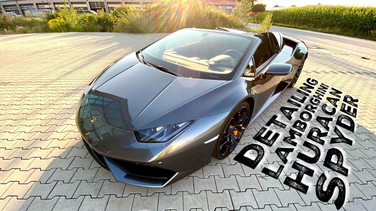 44h Detailing - Lamborghini Huracan Spyder - Servfaces Coat Ultima - VLOG