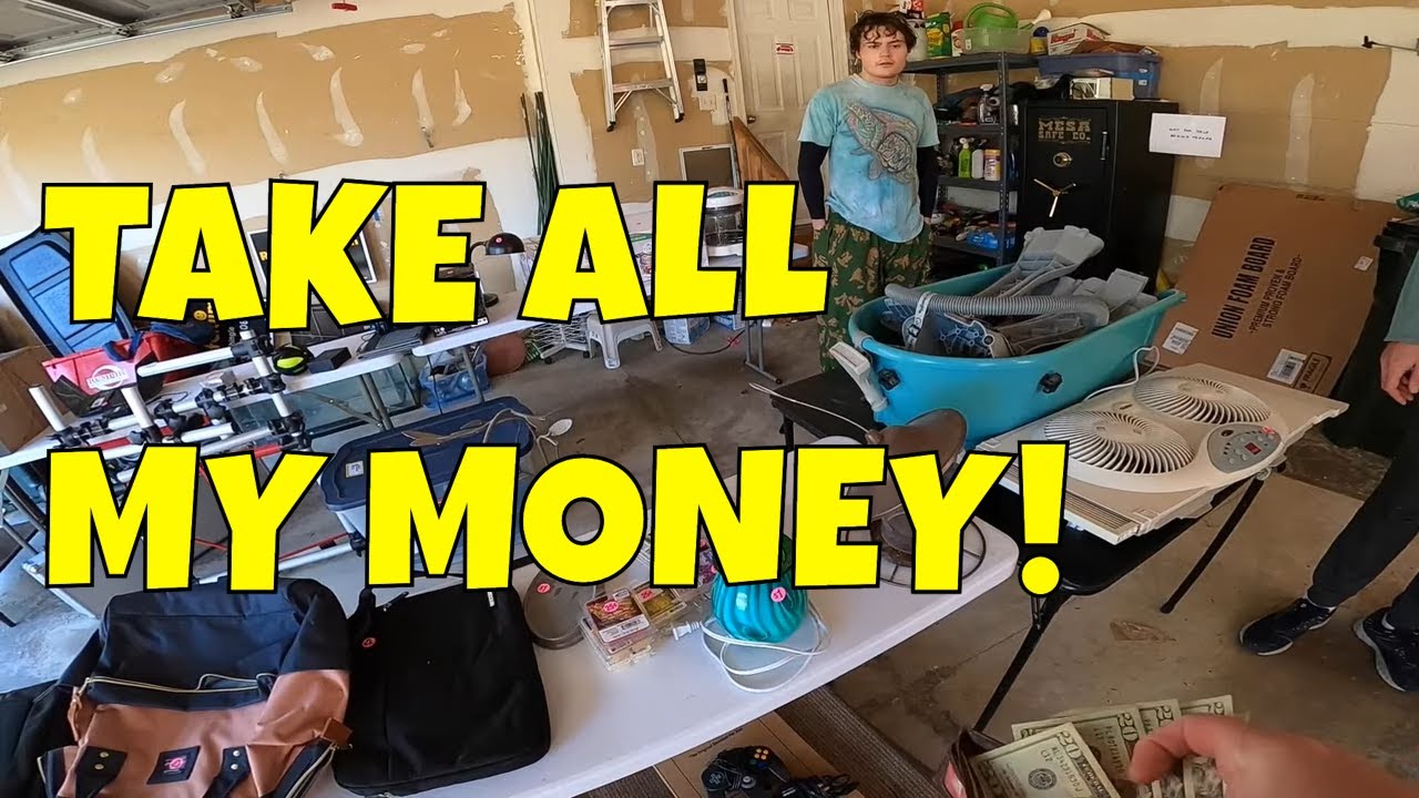 I Spent it ALL at This Garage Sale!