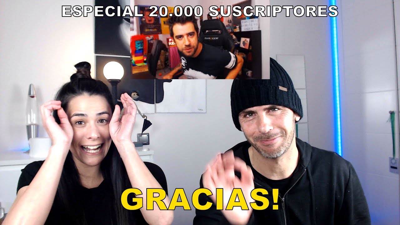 ESPECIAL 20.000 SUSCRIPTORES CON MI NOVIA / REACCIONANDO A BROMA DE AURONPLAY