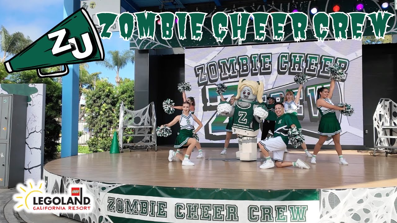 ZOMBIE CHEER CREW — Хэллоуинское шоу в LEGOLAND California | Brick or Treat 2025