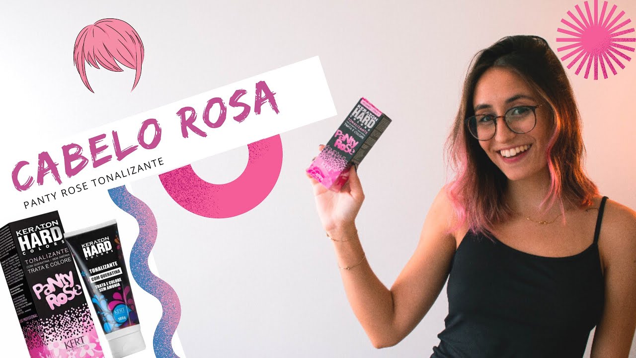 PINTANDO O CABELO DE ROSA - Panty Rose Keraton Hard colors
