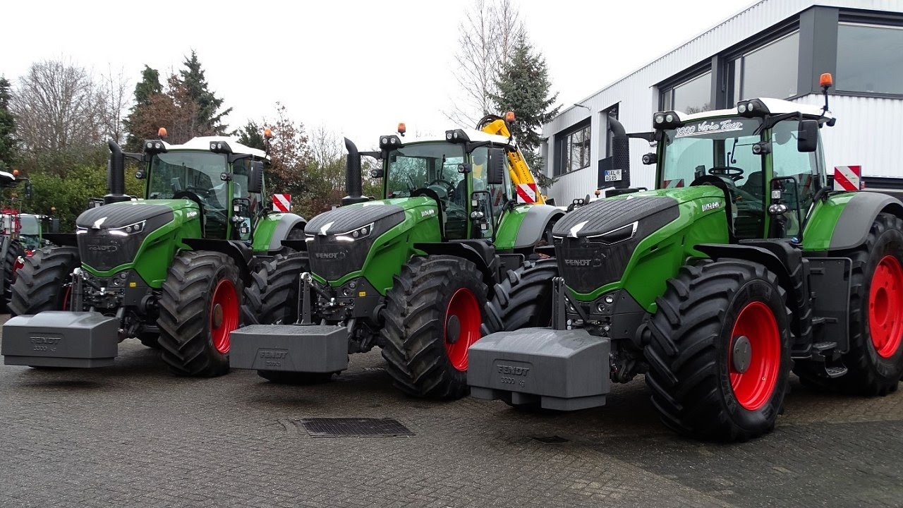 Fendt 1050,1050,1046 on the road and unboxing Fendt 1050 Trekkerweb