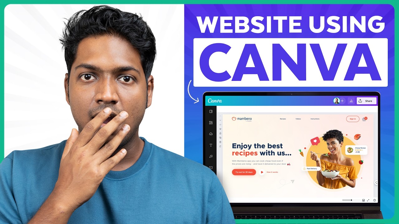 Как создать сайт с помощью Canva БЕСПЛАТНО 🤩| 2025