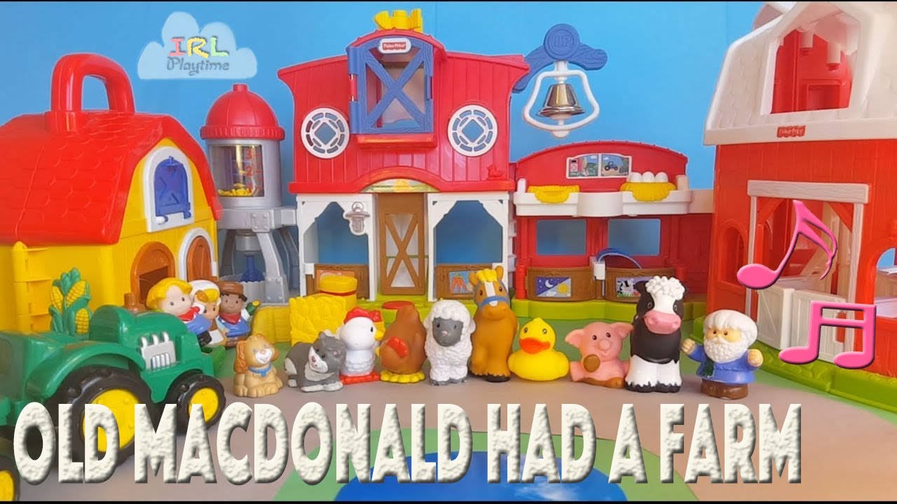 Old MacDonald Had A Farm | Nursery Rhymes & Kids Songs | IRLplaytime