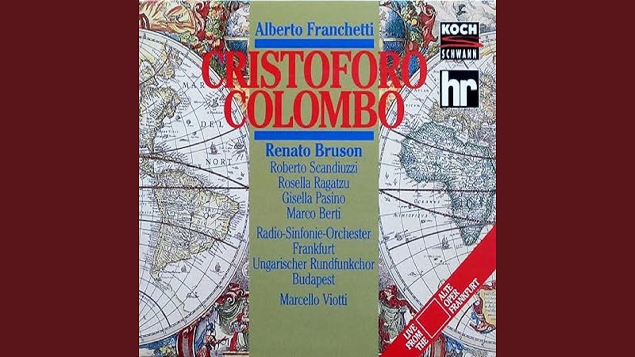 Cristoforo Colombo, Act I, Scene 6 + 7: E lo stranier ... / O figlio di Veggenti (Roldano, Coro)
