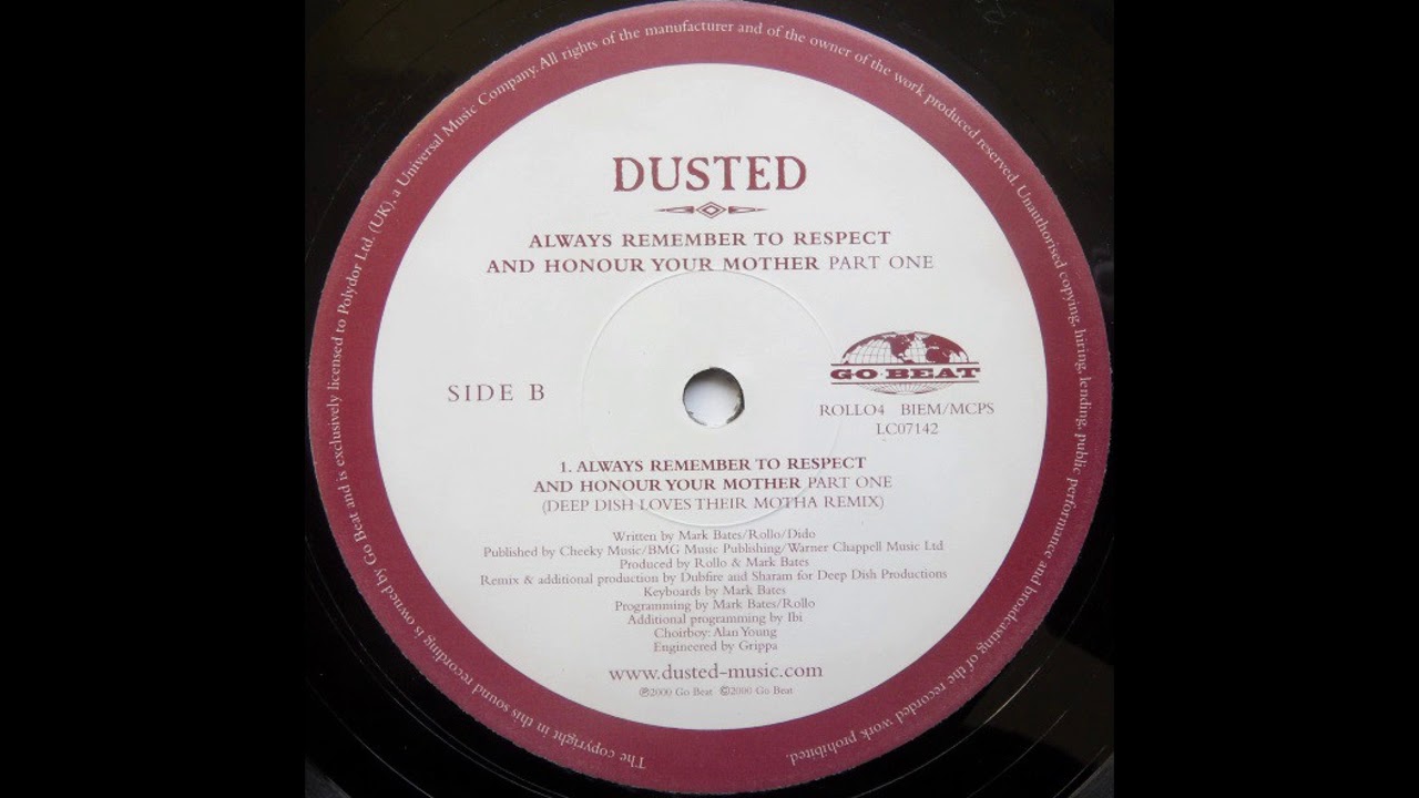 Dusted ‎– Always Remember To Respect And Honour Your Mother (Deep Dish Loves Their Motha Remix) [HD]