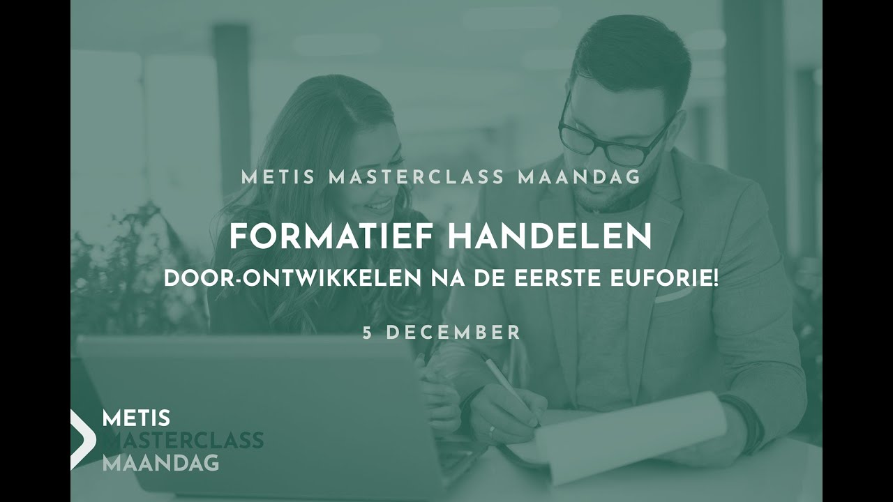 Formatief handelen en programmatisch toetsen | Metis Masterclass Maandag