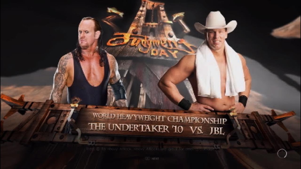 WWE 2K 🎮 Judgment Day - The Undertaker ⚰️ vs. JBL