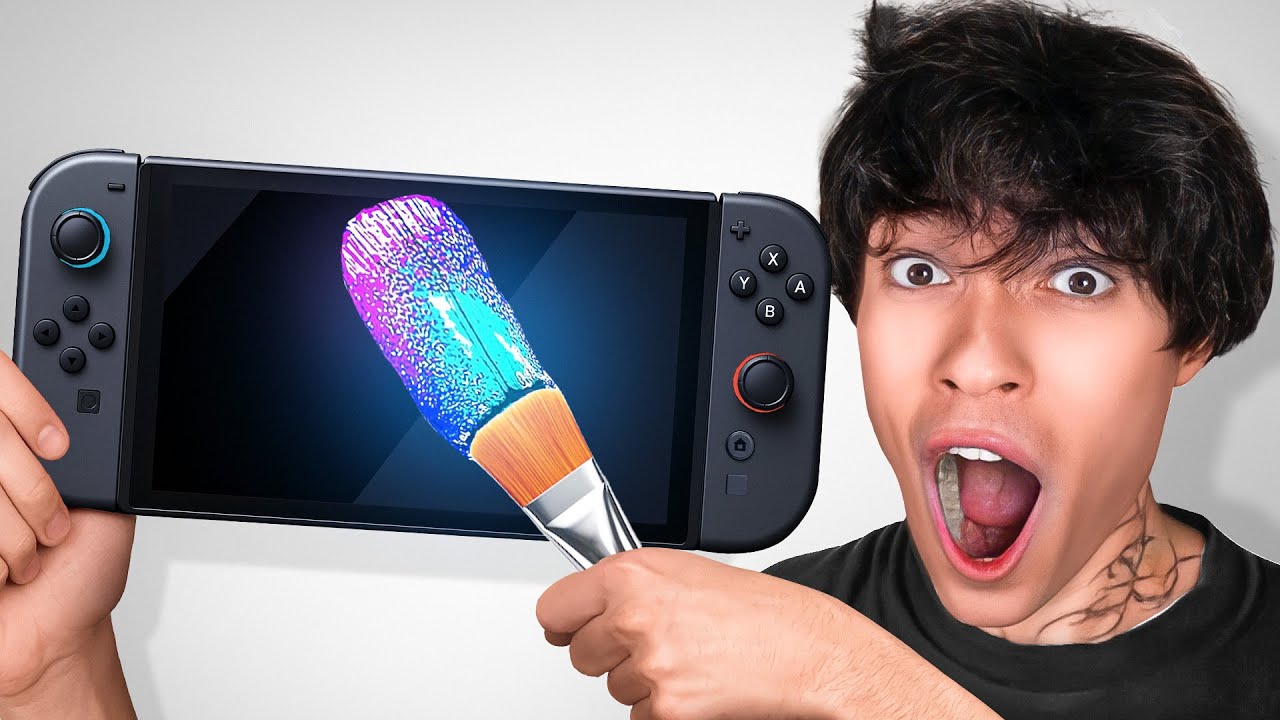 Je Dessine Sur Une NINTENDO SWITCH 2 !
