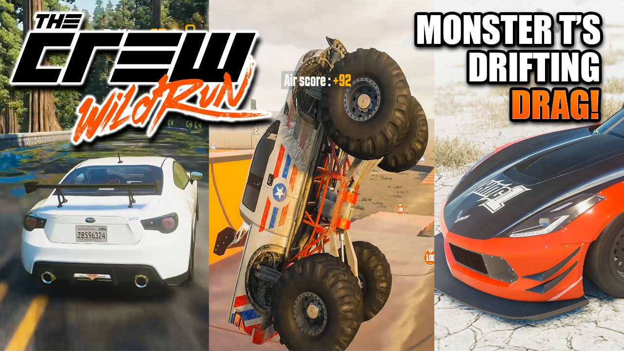 The Crew Wild Run Beta: BRZ Drifting, Monster Raptor, C7 Dragster! (#1)
