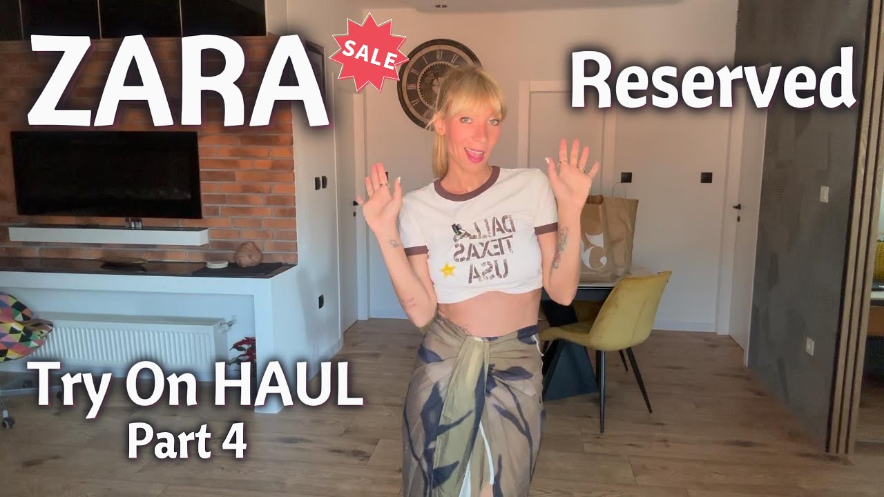 🛍️ OGROMNI ZARA HAUL 2025 | 4. dio TRY ON haula s ljetne rasprodaje🌸👗